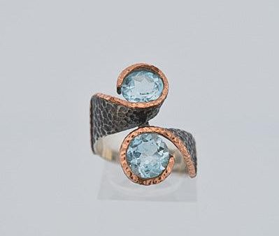 Twin Topaz Statement Designer Ring Online