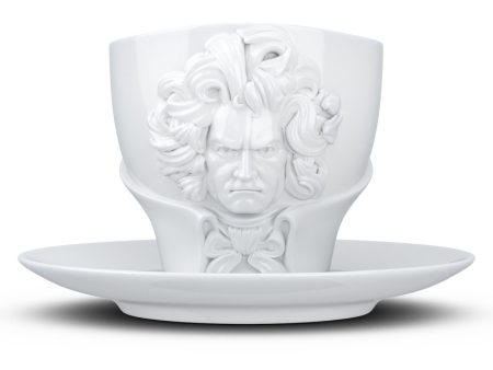 Beethoven Coffee Cup with Saucer, TALENT Collection Fashion