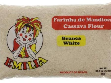 FARINHA MANDIOCA CRUA EMILIA - 1KG Hot on Sale