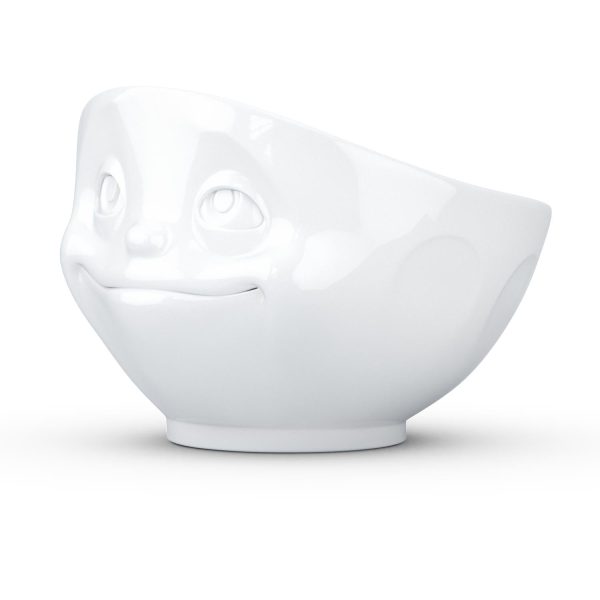 16 Oz. Bowl, Dreamy Face, White Online now