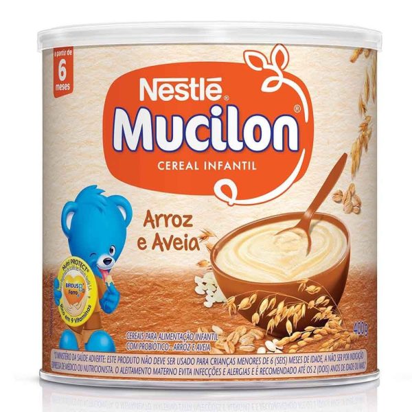 NESTLE MUCILON ARROZ E AVEIA 400G For Sale