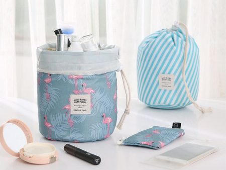 Travel Large-capacity Cosmetic Bag Travel Suit Cylinder Washing Bag Outdoor Waterproof Storage Bag Cheap