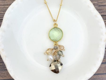 Sienna Bezeled Pendant Necklace Hot on Sale