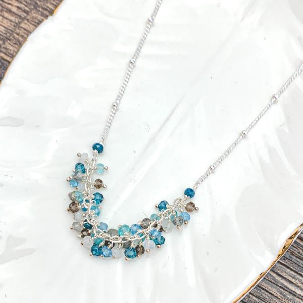 Vibrant Denim Blues Jewelry Set Online Sale