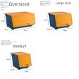 Toy storage box Plastic large open front clamshell storage box children s clothes and snacks storage box For Discount