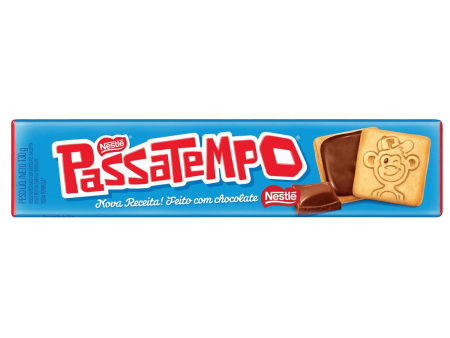 BISCOITO RECHEADO PASSATEMPO NESTLE CHOCOLATE 130G Online now