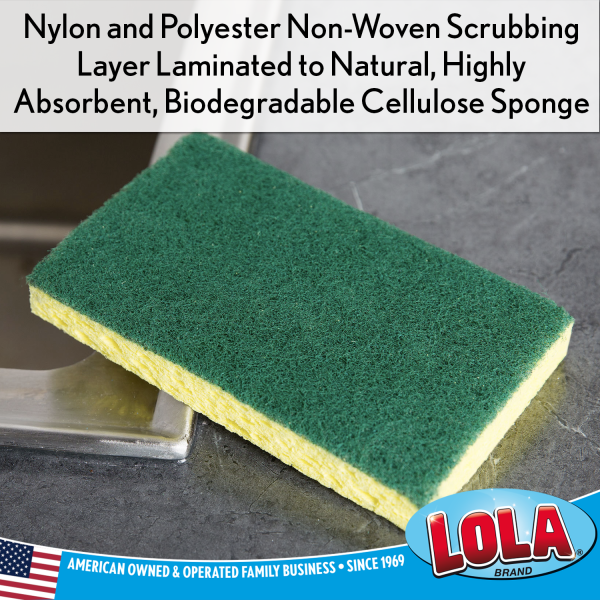 Cellulose Sponge and Scourer - Pack of 6 For Cheap