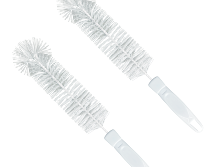 Bottle Brush, w  Durable Poly Fiber Bristles - 2 Pack Hot on Sale