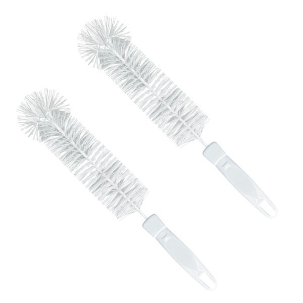 Bottle Brush, w  Durable Poly Fiber Bristles - 2 Pack Hot on Sale