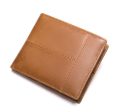 2021 Amazon men retro leather wallet cowhide business swipe card RFID wallet men Online Hot Sale