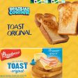 Original Toast Bauducco 5oz Bundle with Airtight Toast Storage Container Box | Light & Crispy Toasted Bread For Cheap