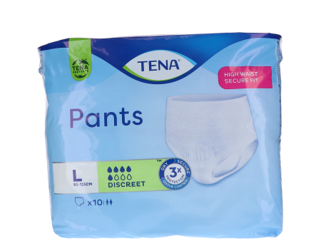 Tena Pants Discreet, Large, 10 stuks Online now