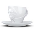 Coffee Cup with Saucer, Wagner Face, TALENT Collection Online Hot Sale