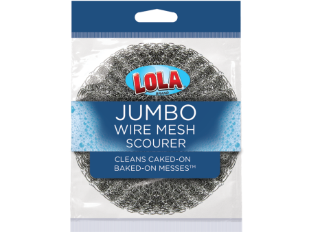 Jumbo Wire Mesh Scourer,  4  x 4  x 1.5  Galvanized Steel Online