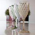 Plasutil Vintage Wine Glasses | 6 Pieces| Unbreakable | Reusable | Crystal Clear | Elegant | 11.16 Oz | BPA Free Online Hot Sale