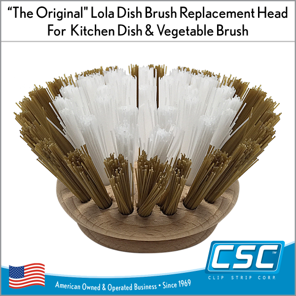 The Original  Dishwashing & Vegetable Brush Replacement Heads - 3 Pack Online Hot Sale