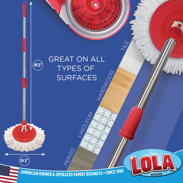 The Revolution Microfiber Spin Mop System For Discount