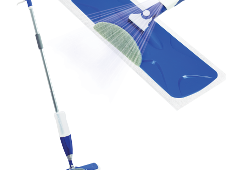 Microfiber Spritz n  Mop, Spray Style, 17  Wide Head & Includes Large Scuff Remover Online now