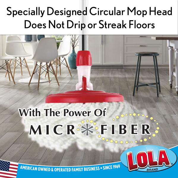 The Revolution Microfiber Spin Mop Refill Supply