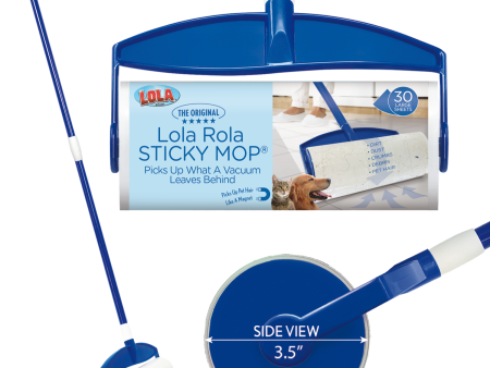 Lola Rola Sticky Mop™ w  extender handle Hot on Sale