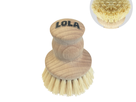 The Original  Tampico Le Brush - Tampico Bristle Vegetable Brush with Comfort Wood Knob Online Sale