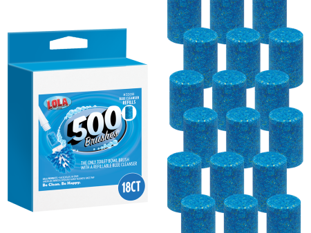 500 Brushes Blue Cleanser Cartridge Refills - 18 Count For Cheap