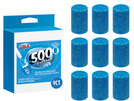 500 Brushes Blue Cleanser Cartridge Refills - 9 Count Cheap