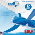 Swiffer® Wet Jet® Compatible Jet Mop Pad Refills by Lola, 12 Count Sale