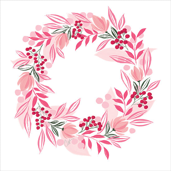 CTD309 - Pink Wreath - 12x12 Online Sale