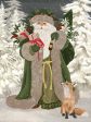 CTD307 - Woodland Santa and Fox - 12x16 Cheap