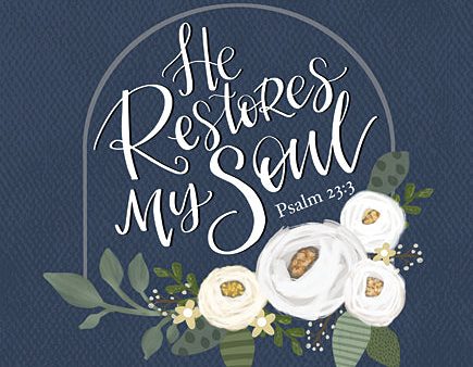 LAR629 - He Restores My Soul - 12x16 on Sale