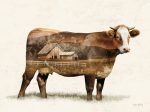 AS190 - Landscape Cow Fusion - 16x12 Sale