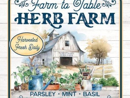 MOL2808 - Farm to Table Herb Farm - 12x12 Cheap