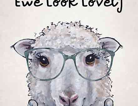 LK257 - Ewe Look Lovely - 12x16 Online now