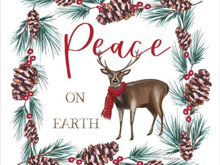 ET377 - Peace on Earth Reindeer - 12x12 Online Sale