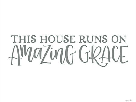 DUST1155 - This House Runs on Amazing Grace - 16x12 Online Sale