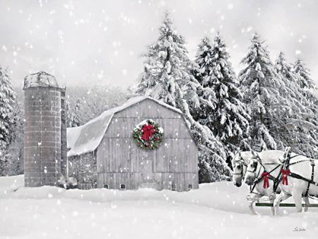 LD3639 - Sleigh Ride on the Farm - 16x12 Online Sale