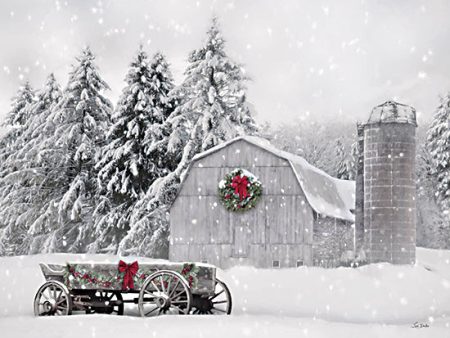 LD3635 - Old Christmas Country Barn - 16x12 Discount